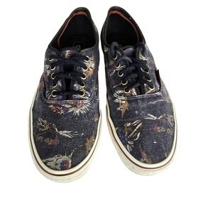 Vans Mens Old Skool Skateboard Shoes Size 10 Tribal Indian Rare Sneakers
